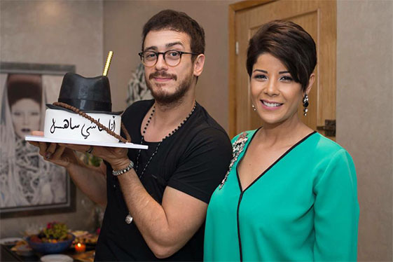 ليلى الحديوي مع “المعلم” بباريس !!