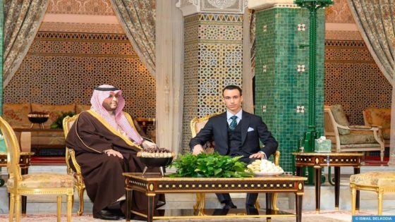 ولي العهد الأمير مولاي الحسن يستقبل الأمير تركي بن محمد بن فهد بن عبد العزيز
