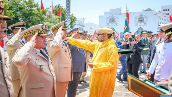 عيد العرش .. جلالة الملك يترأس بتطوان حفل أداء القسم للضباط المتخرجين من المدارس العليا العسكرية وشبه العسكرية