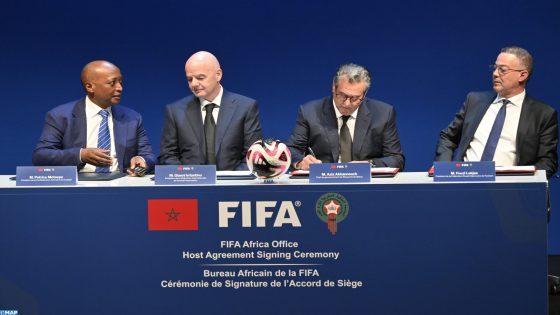 اتفاقية رسمية لإقامة مقر للفيفا في إفريقيا وتحديدا بالرباط