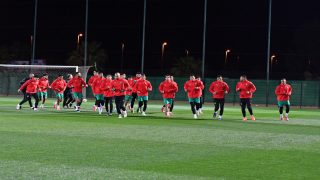 المنتخب الوطني يجري حصة تدريبية استعدادا للقاء تنزانيا