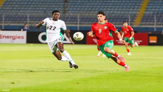 المغرب يتعادل مع نيجريا برسم كأس أمم إفريقيا لكرة القدم لأقل من 20 سنة