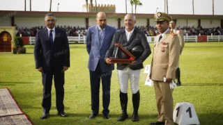 الغالي بوقاع يفوز بالجائزة الكبرى لصاحب الجلالة الملك محمد السادس في المباراة الرسمية للقفز على الحواجز