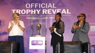 الكشف عن الكأس الجديدة لمسابقة كأس أمم إفريقيا للسيدات في الدار البيضاء