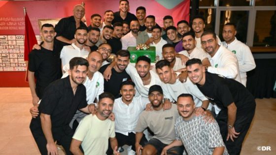 الجامعة الملكية المغربية تقيم حفلا على شرف المنتخب الوطني للاعبين المحليين