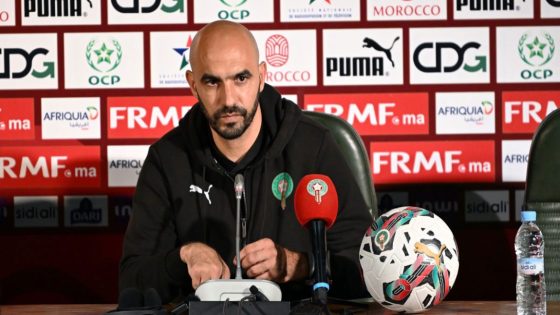 الركراكي: خطتنا التكتيكية نجحت والأهم هو التأهل لمونديال 2026