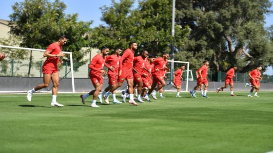 المنتخب الوطني يخوض حصة تدريبية مفتوحة أمام وسائل الإعلام
