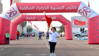 طرفاية .. انطلاق سباق التناوب الرمزي المسيرة الخضراء