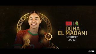 جوائز كاف 2025 .. المغربية ضحى المدني تفوز بجائزة أفضل لاعبة شابة