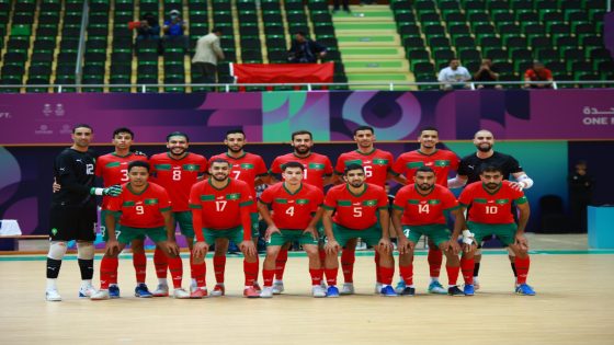 المنتخب المغربي لكرة القدم داخل القاعة يعبر إلى نصف نهائي ألعاب التضامن الإسلامي