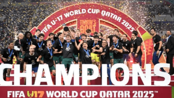 مونديال قطر لأقل من 17 سنة ..منتخب البرتغال يتوج بطلا للعالم
