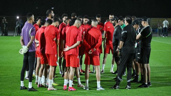 المنتخب الوطني الرديف يختتم استعداداته للقاء السعودية